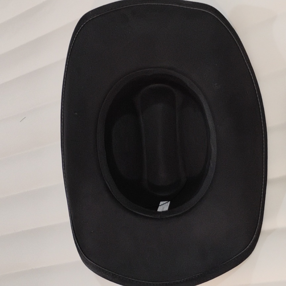 Brand New Elegant Black Cowboy Hat with Gold Accents - Picture 6 of 6